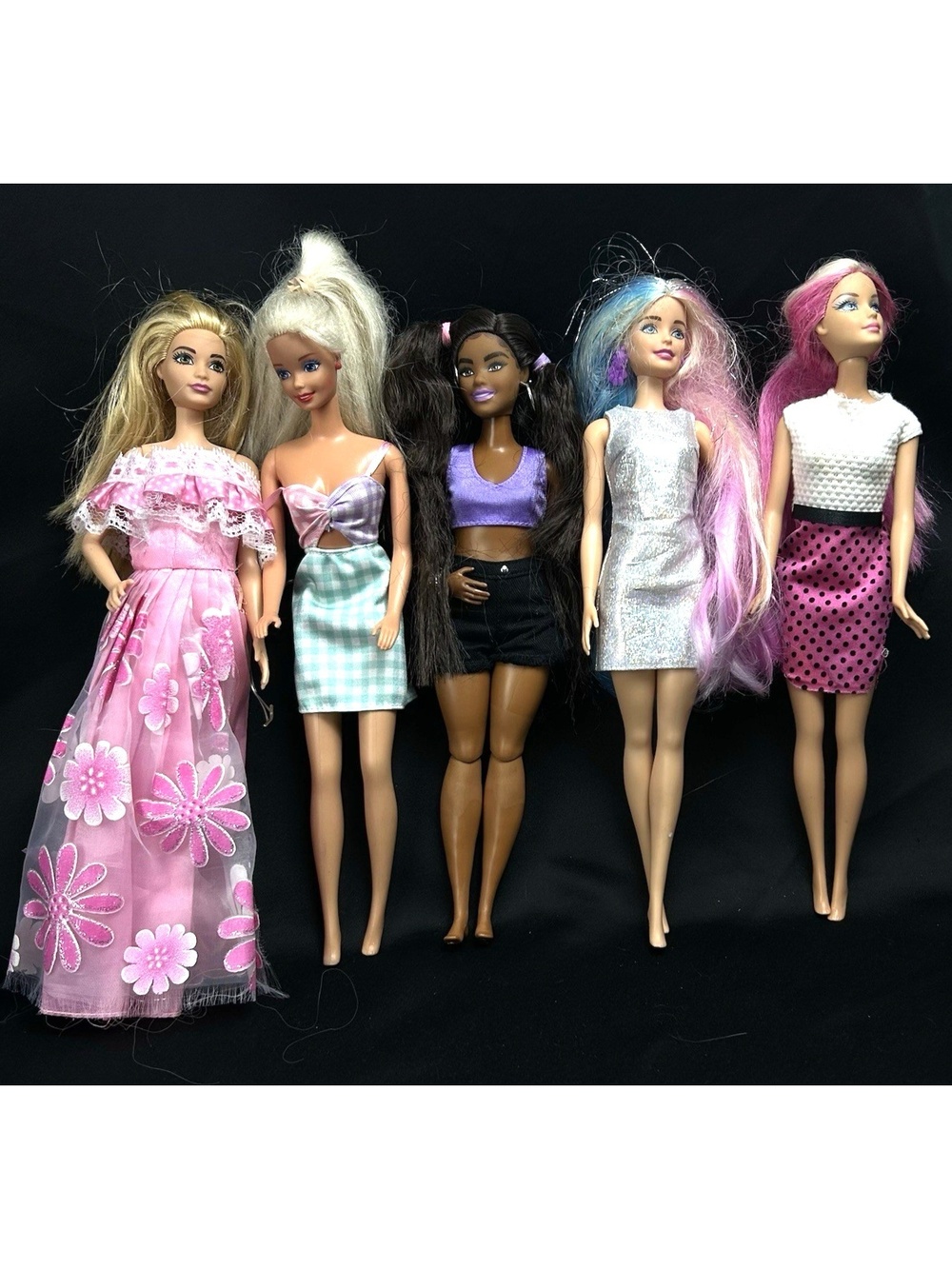 Mattel Barbie Doll Lot 5 Toys with Clothing **Read**